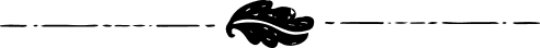 Line with leaf in the middle 